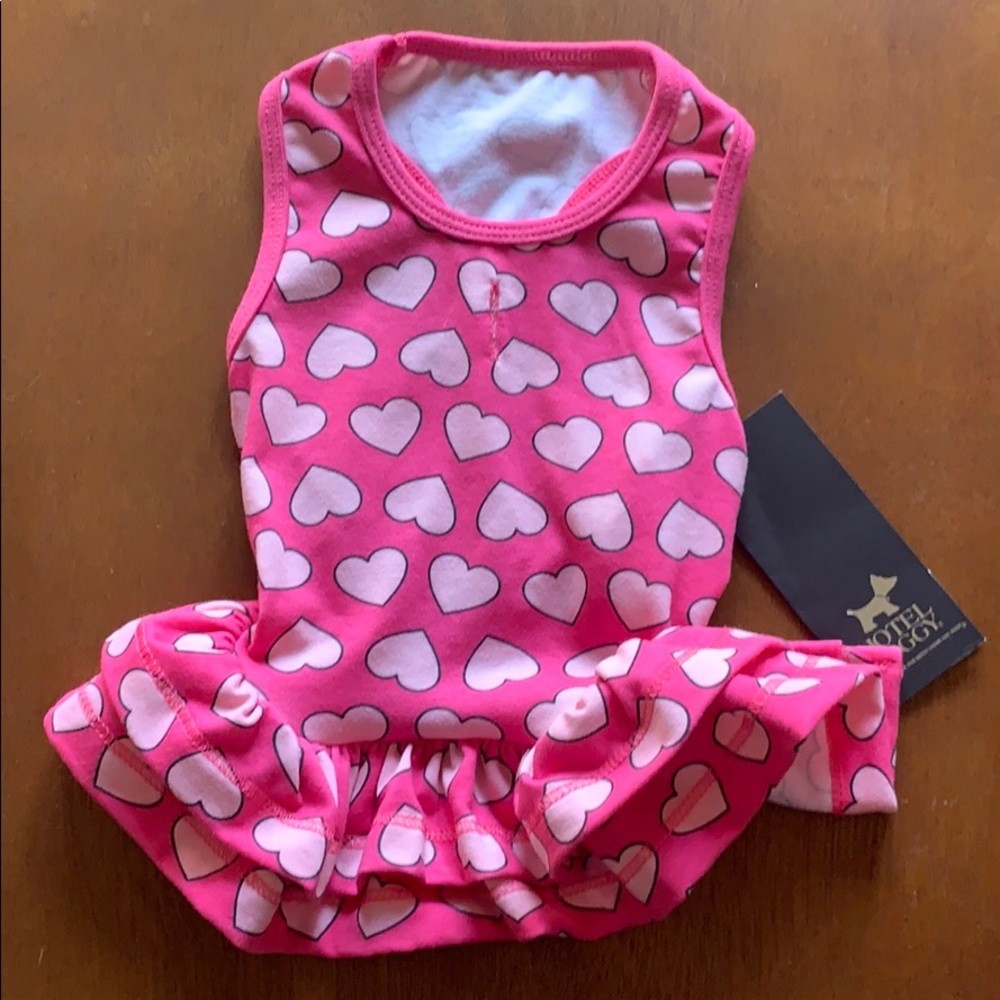 Hotel Doggy Small Dog Heart Dress